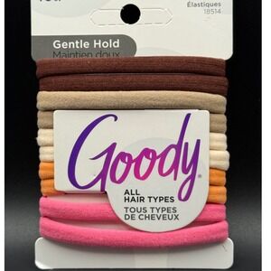 Goody Gentle Hold All Hair Types Soft Seamless Elastics